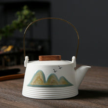 Load image into Gallery viewer, Hand printed Teapot Gift Set
