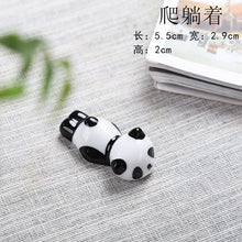 Load image into Gallery viewer, Chopstick holder / a lucky decoration in various patterns cat, panda, sakura, fish, etc.
