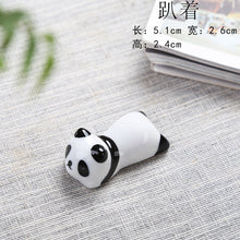Load image into Gallery viewer, Chopstick holder / a lucky decoration in various patterns cat, panda, sakura, fish, etc.
