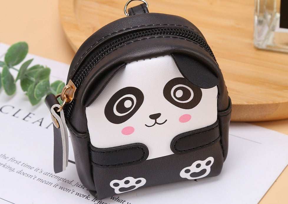 Panda coin purse keychain