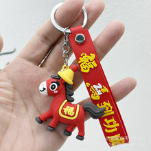 Load image into Gallery viewer, Year of the Horse Keychain (Swift success)
