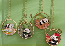 Load image into Gallery viewer, Panda metal bookmark
