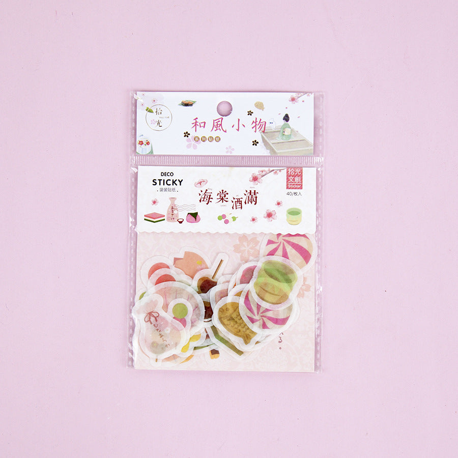 Japanese style cute sticker pack