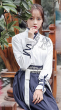Load image into Gallery viewer, Hanfu-knight Blue Skirt
