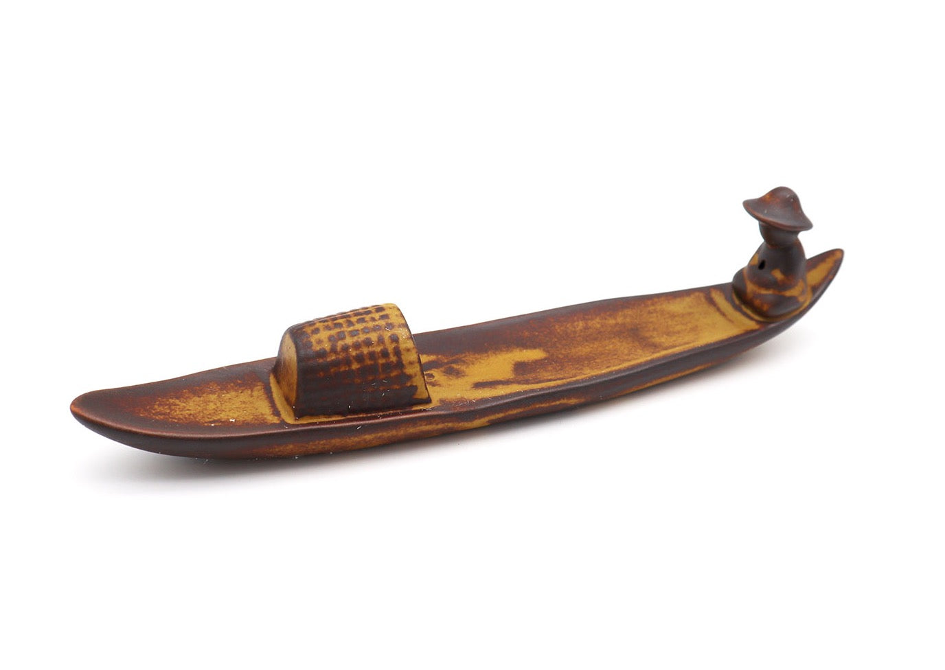 Fishing boat incense stick holder