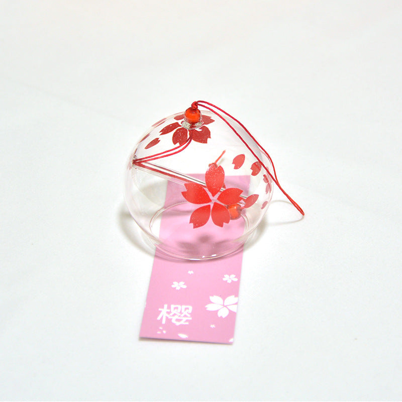 Japanese Style Sakura Glass Wind Chimes