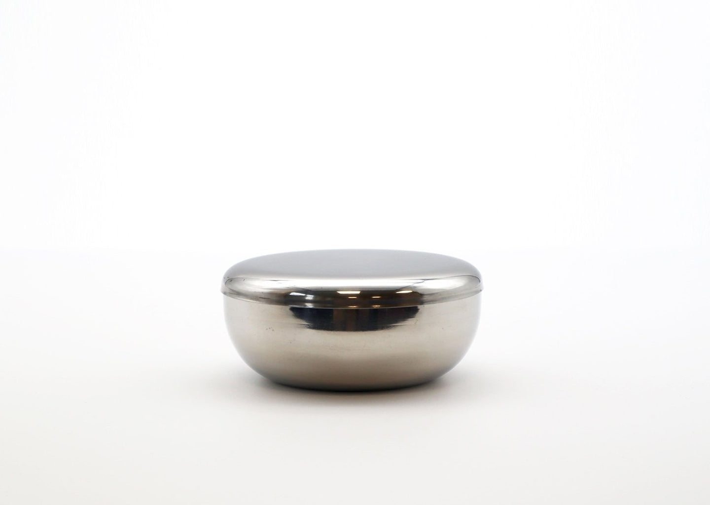 Korean Traditional Stainless Steel Rice Bowl + Lid