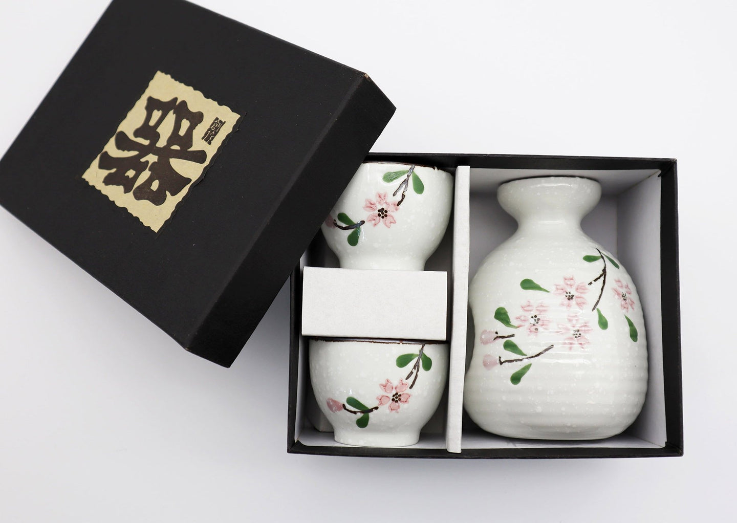 Ceramic Japanese Sake Set | Sakura