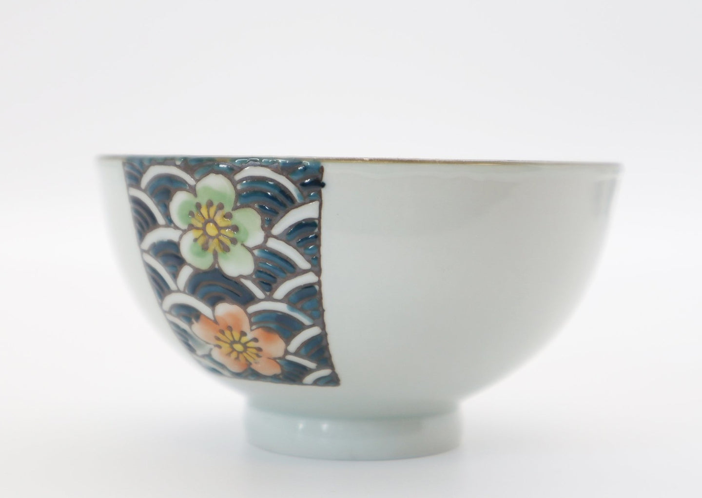 Ceramic Japanese Style 4.5 Inch Rice Bowls | kimono