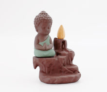 Load image into Gallery viewer, Zen backflow incense burner(blue/green)
