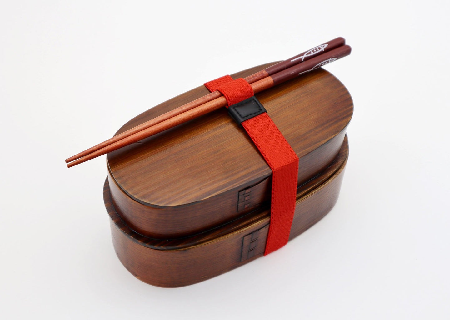 Japanese Wooden Bento Box | Double Layer