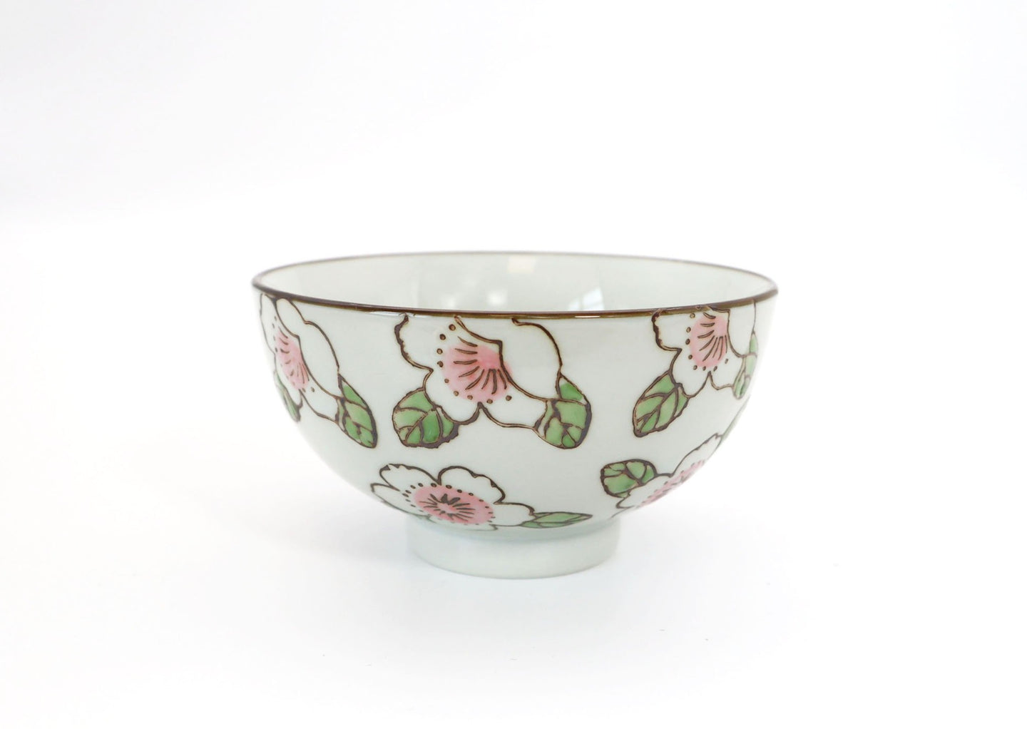 Ceramic Japanese Style 4.5 Inch Rice Bowls | Sakura