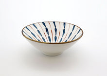 Load image into Gallery viewer, Ceramic Japanese ramen bowl | Traditional Japanese geometric Inspired Pattern
