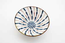 Load image into Gallery viewer, Ceramic Japanese ramen bowl | Traditional Japanese geometric Inspired Pattern
