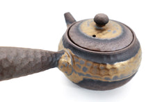 Load image into Gallery viewer, Ceramic Japanese Style Hammer Finish Teapot With Stove Set
