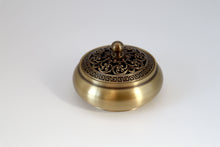 Load image into Gallery viewer, Brass incense burner
