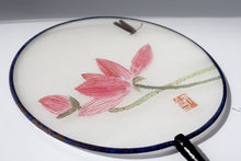Load image into Gallery viewer, Chinese silk fan with wood handle
