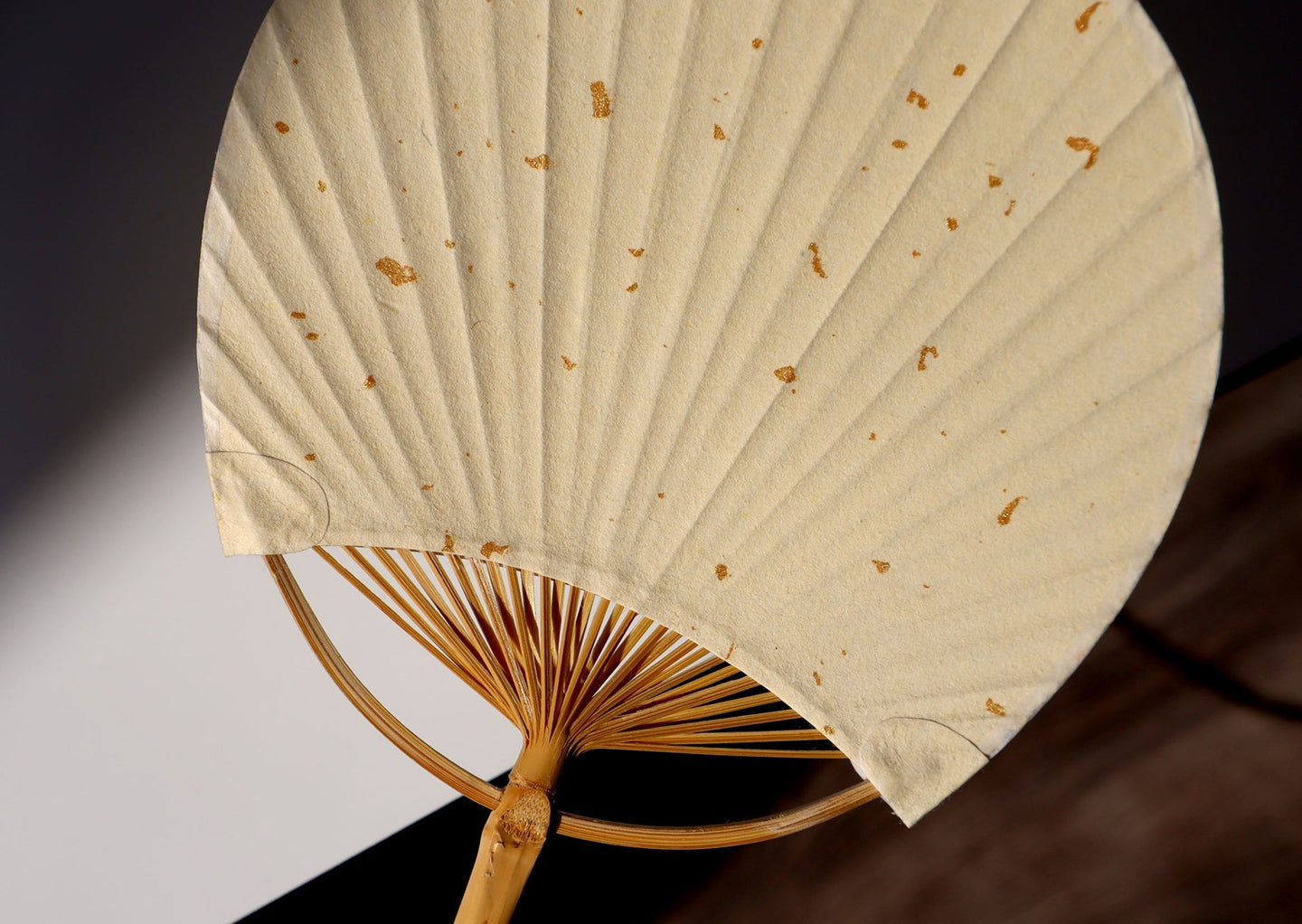 Mini Chinese Rice paper handmade fan
