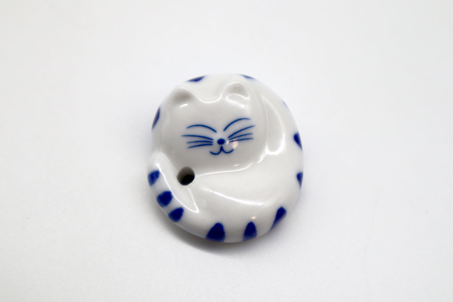 Ceramics cat incense holder