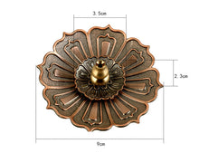 Load image into Gallery viewer, Brass color lotus censer
