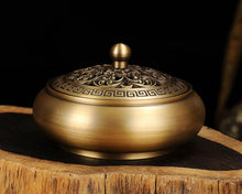 Load image into Gallery viewer, Brass incense burner
