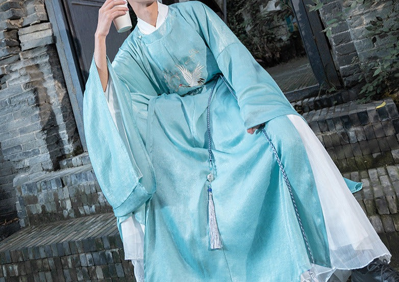 Hanfu-Embroidered Robe (Unisex)