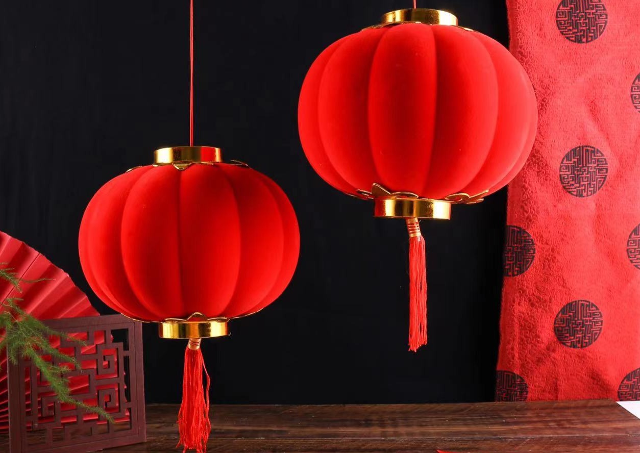 Chinese New Year Decor | Flannel Lantern