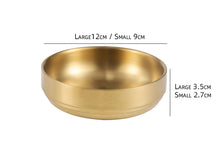 Load image into Gallery viewer, Korean Stainless Steel Kimchi Bowl (반찬 Banchan)

