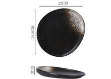 Load image into Gallery viewer, ZEN style irregular ceramic plate

