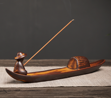 Load image into Gallery viewer, Fishing boat incense stick holder
