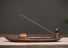 Load image into Gallery viewer, Fishing boat incense stick holder
