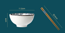 Load image into Gallery viewer, Rice Bowls 4 Piece Set| Japanese style pattern
