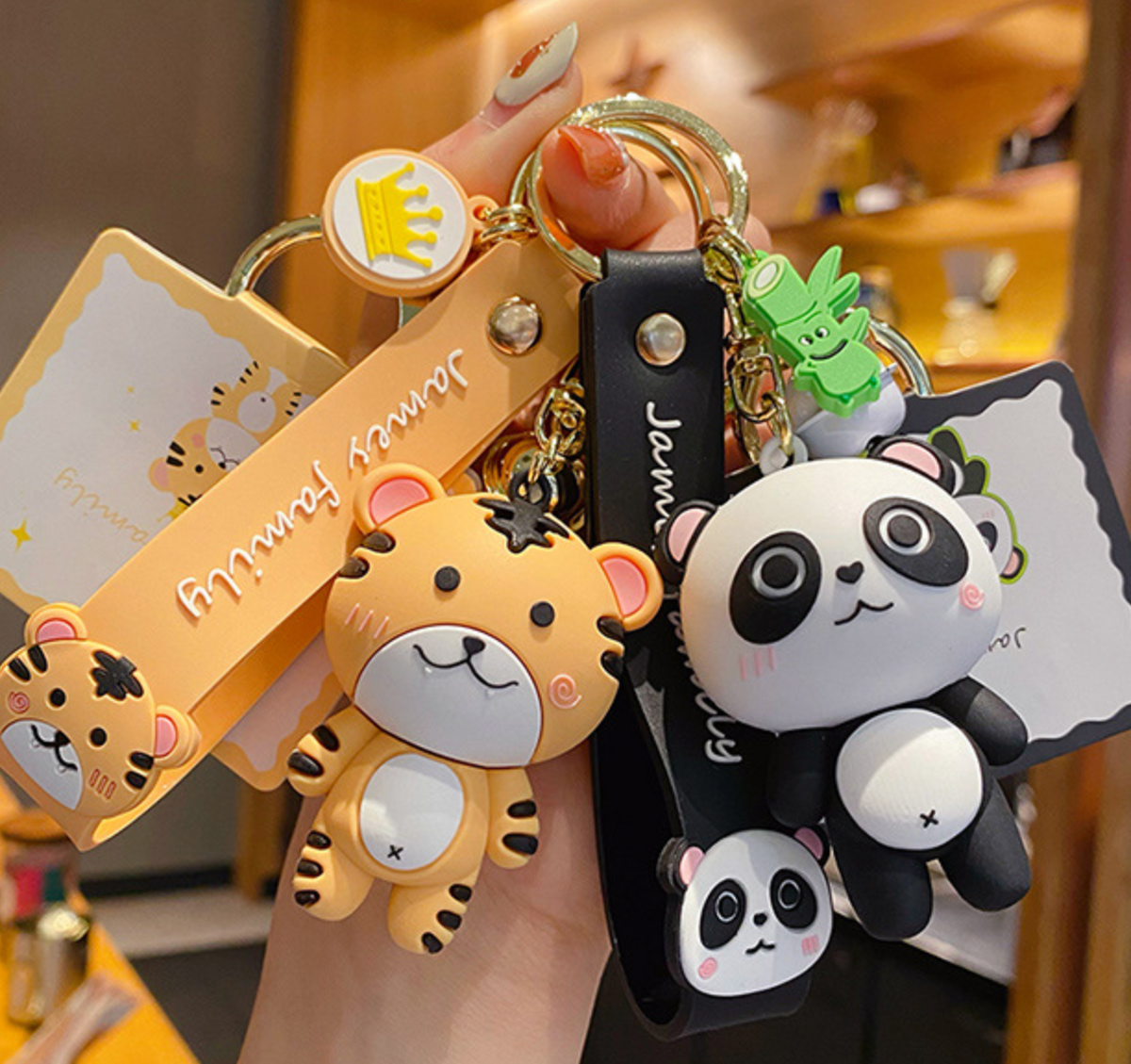 3D Panda Key Chain – PIN DONG FANG