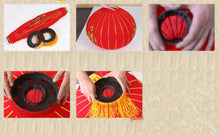 Load image into Gallery viewer, Chinese traditional red lantern
