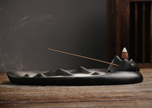Load image into Gallery viewer, Peaceful mountain incense stick holder
